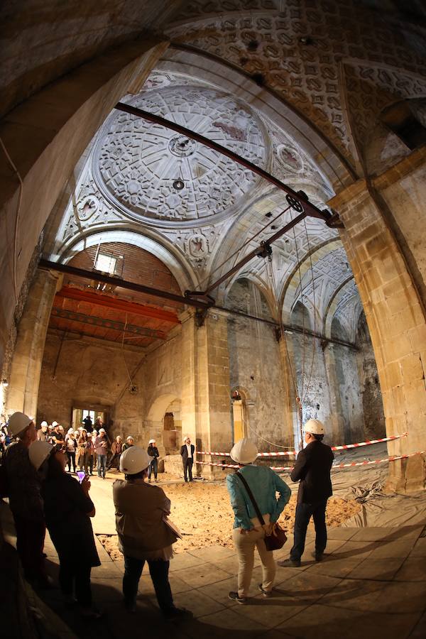Visita a interior del edificio de Tabacalera en Gijón