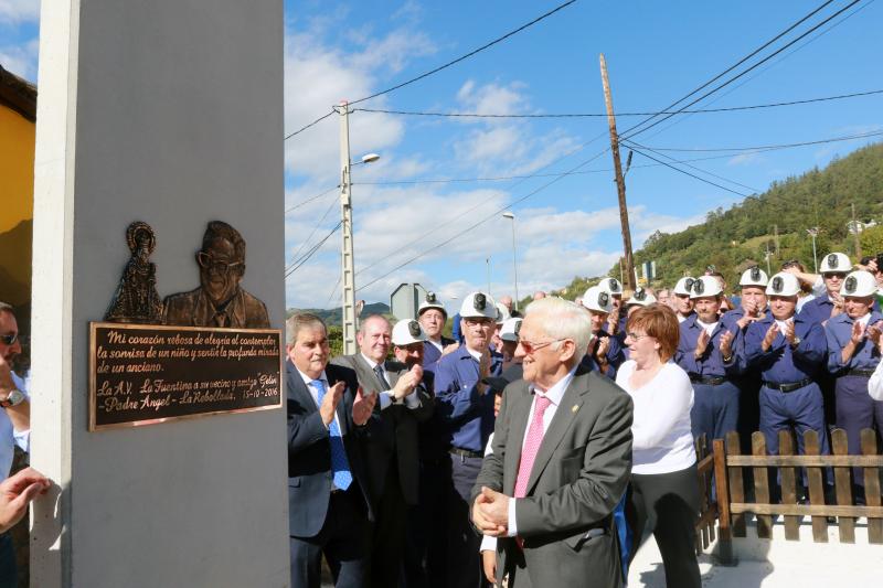 Homenaje al Padre Ángel en La Rebollada