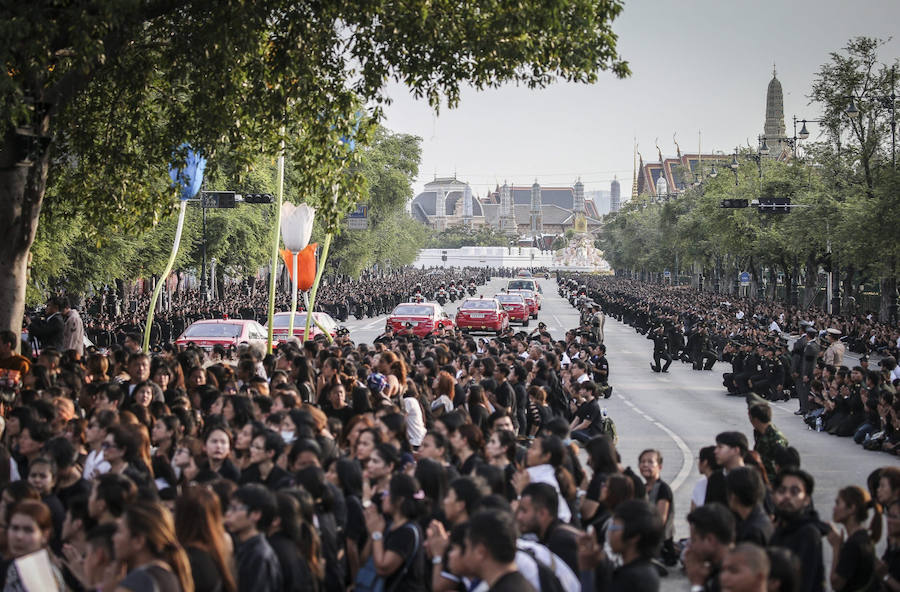 La muerte del rey de Tailandia