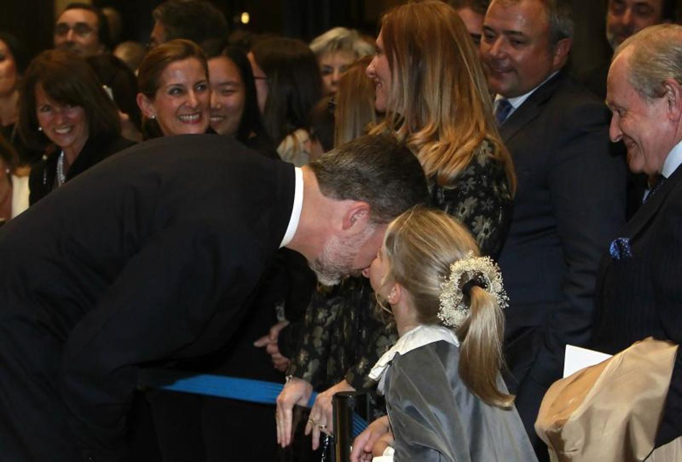 Los Reyes, en Oviedo para los Premios Princesa de Asturias