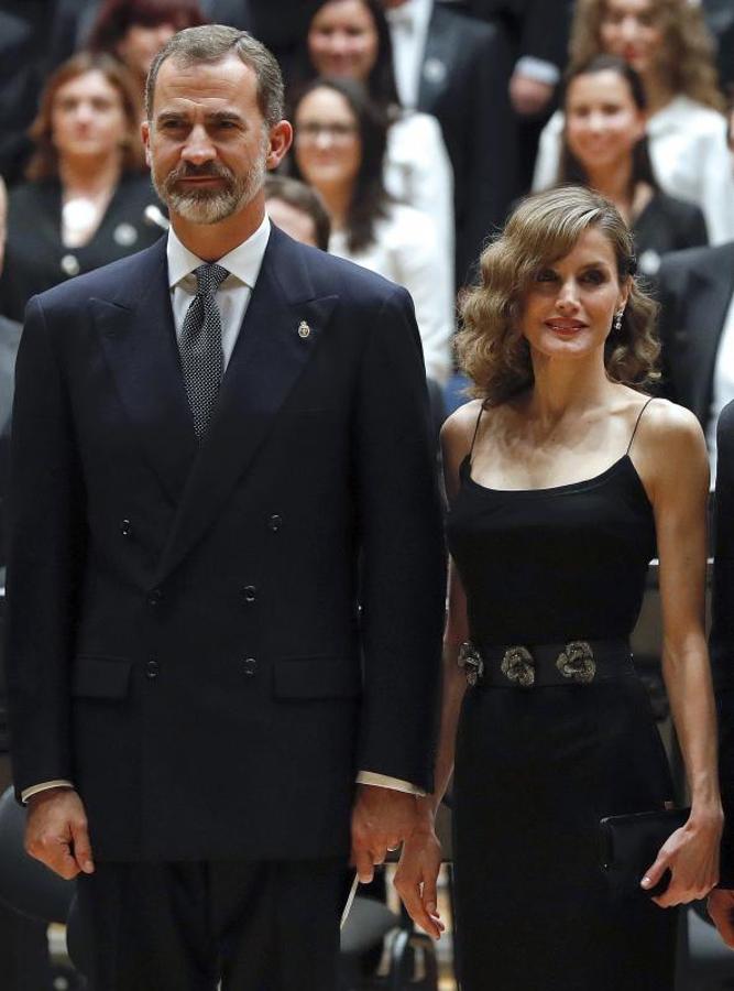 Los Reyes, en Oviedo para los Premios Princesa de Asturias