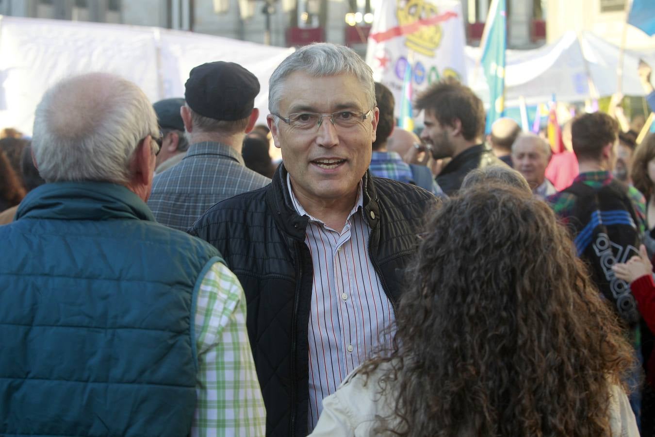 Protestas a la entrada de los Premios Princesa de Asturias