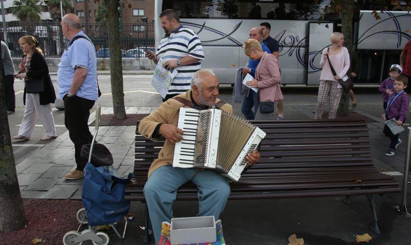 Turistas de unas horas