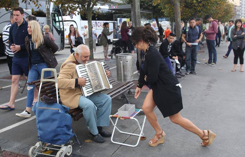 Turistas de unas horas
