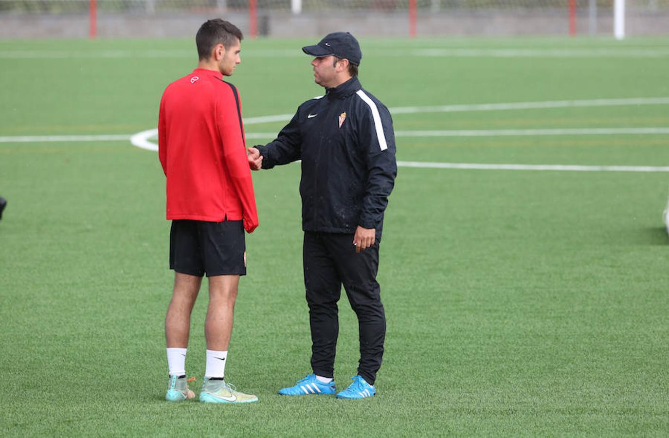 Entrenamiento del Sporting del 7 de noviembre de 2016