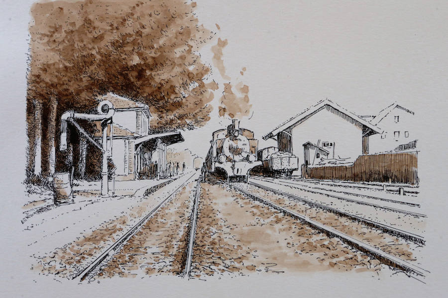 Nava, el concejo que creció con el tren