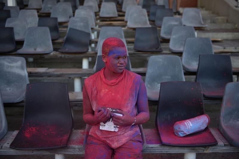 Lluvia de colores en Sudáfrica