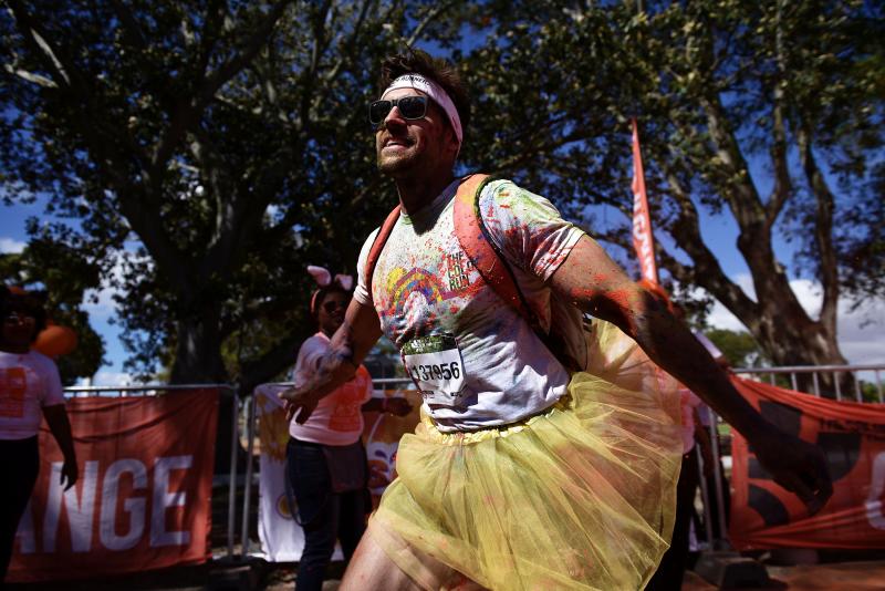 Lluvia de colores en Sudáfrica