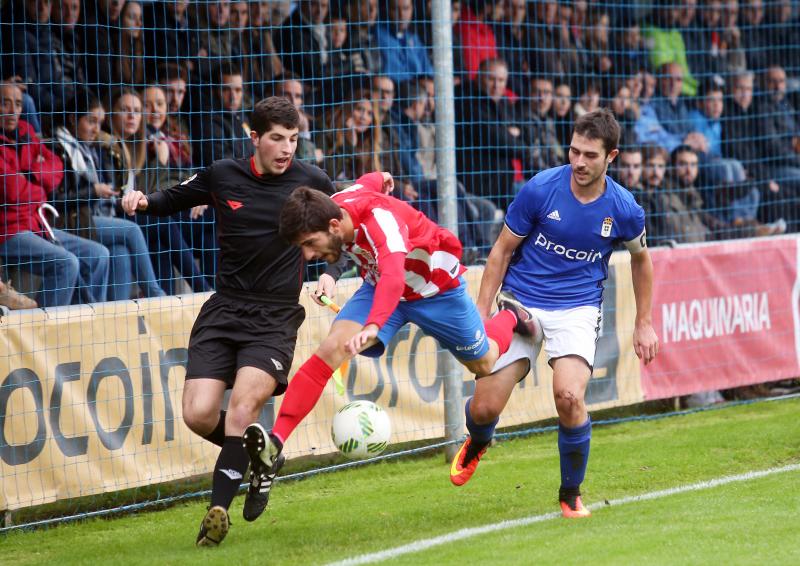 Real Oviedo B - Sporting B, en imágenes