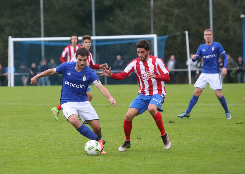 Real Oviedo B - Sporting B, en imágenes
