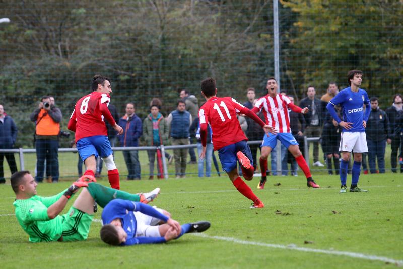 Real Oviedo B - Sporting B, en imágenes