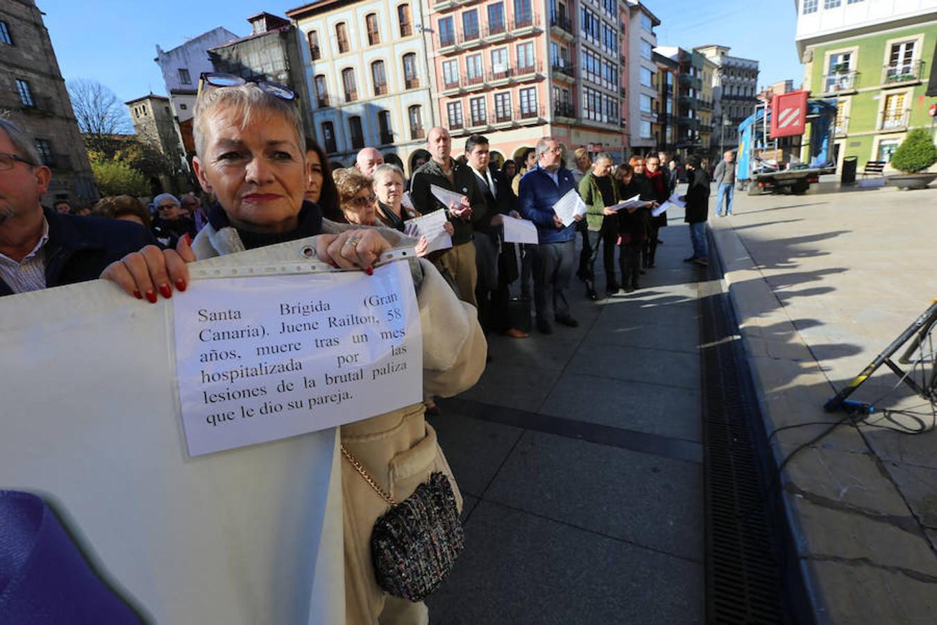 Concentración contra la violencia de género