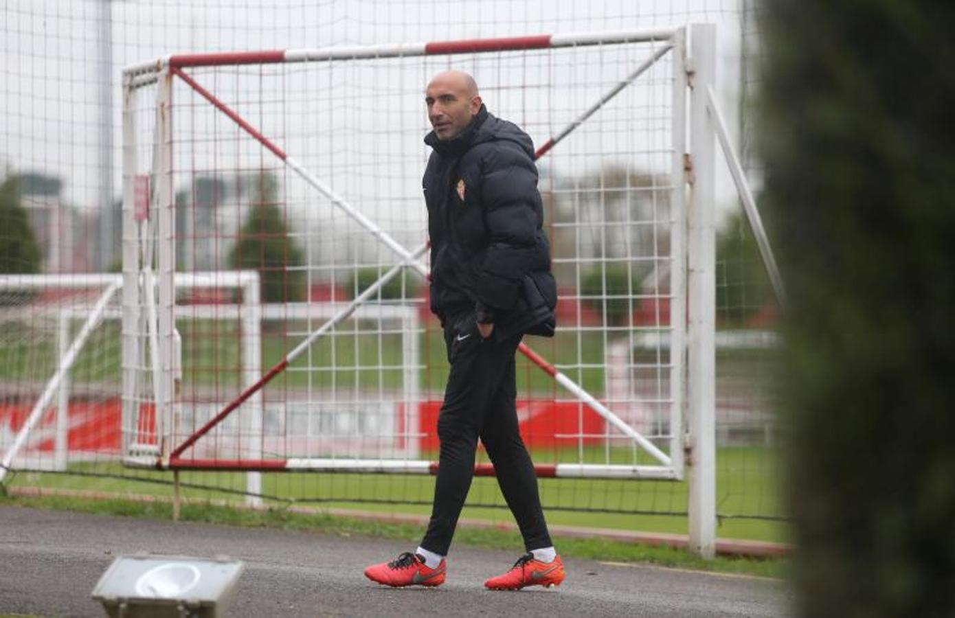 Entrenamiento del Sporting en Mareo