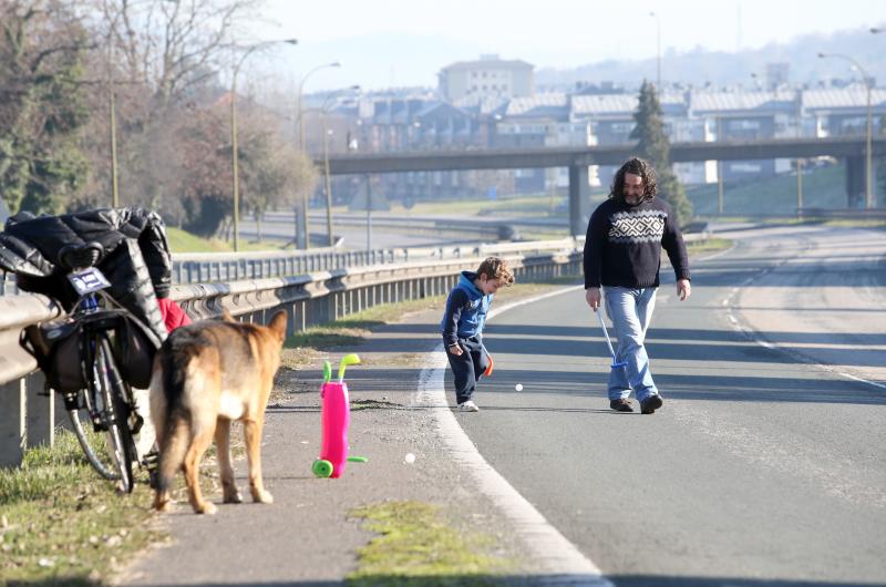 Santullano estrena bulevar