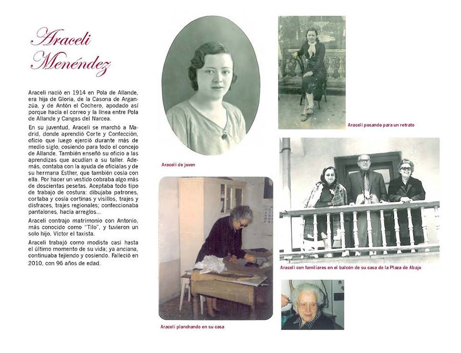 Allande rinde homenaje a sus modistas