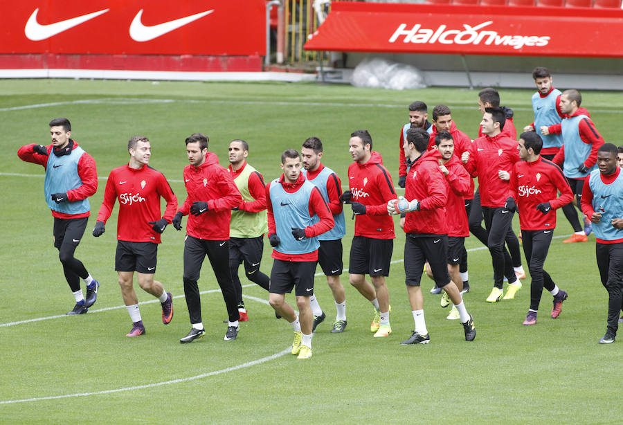 Entrenamiento del Sporting (12-01-17)