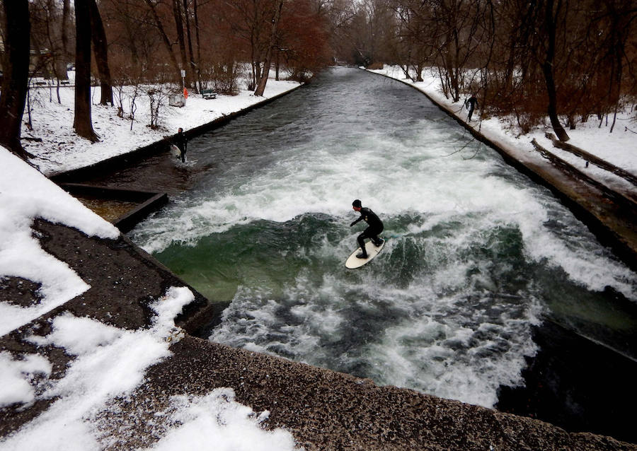 Surfear en el río