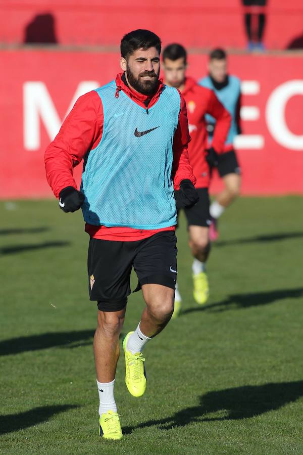 Entrenamiento del Sporting