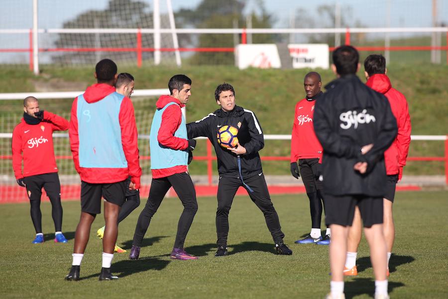 Entrenamiento del Sporting