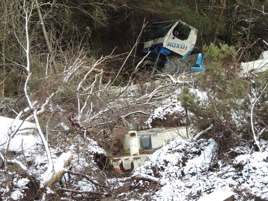 Un muerto en un accidente en Grandas de Salime