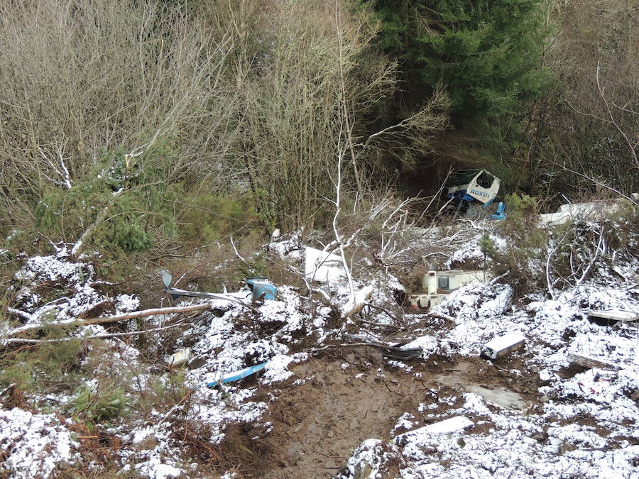 Un muerto en un accidente en Grandas de Salime