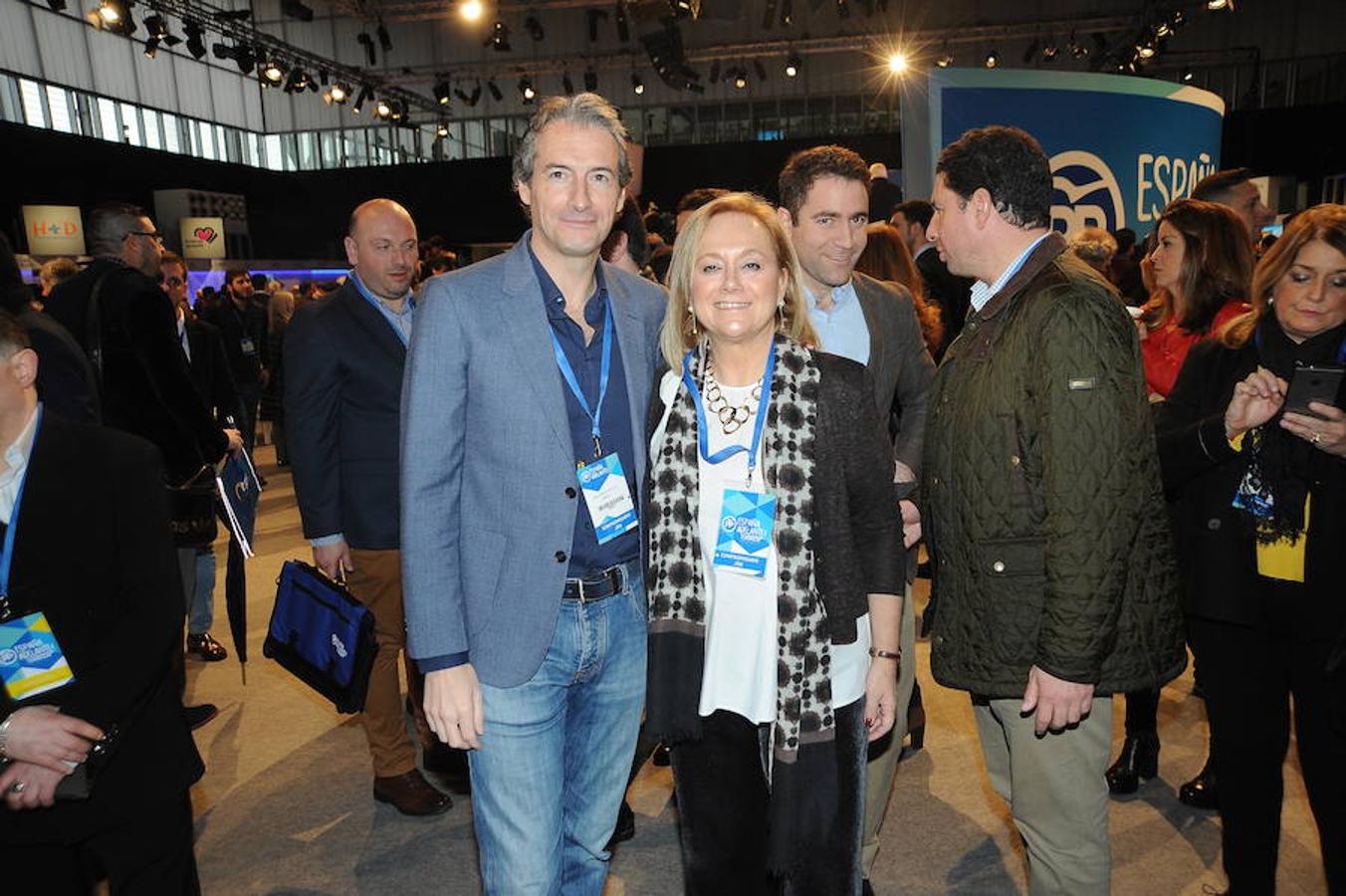 La representación asturiana en la segunda jornada del Congreso Nacional del PP