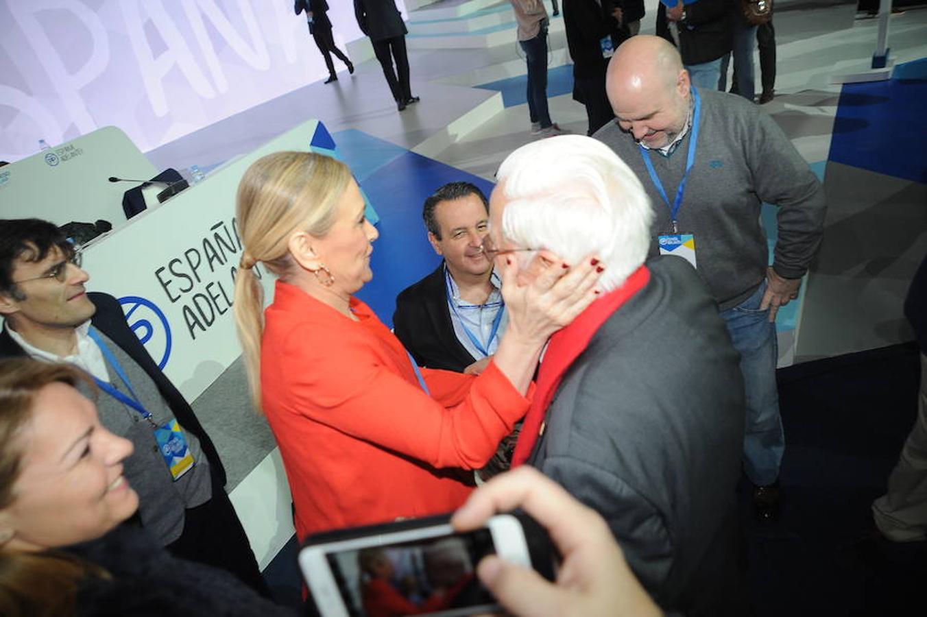La representación asturiana en la tercera jornada del Congreso Nacional del PP