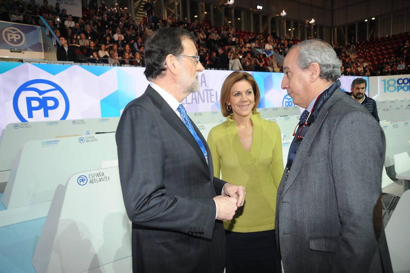 La representación asturiana en la tercera jornada del Congreso Nacional del PP