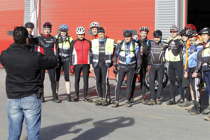 Marcha ciclista por los dos bomberos fallecidos en Fano