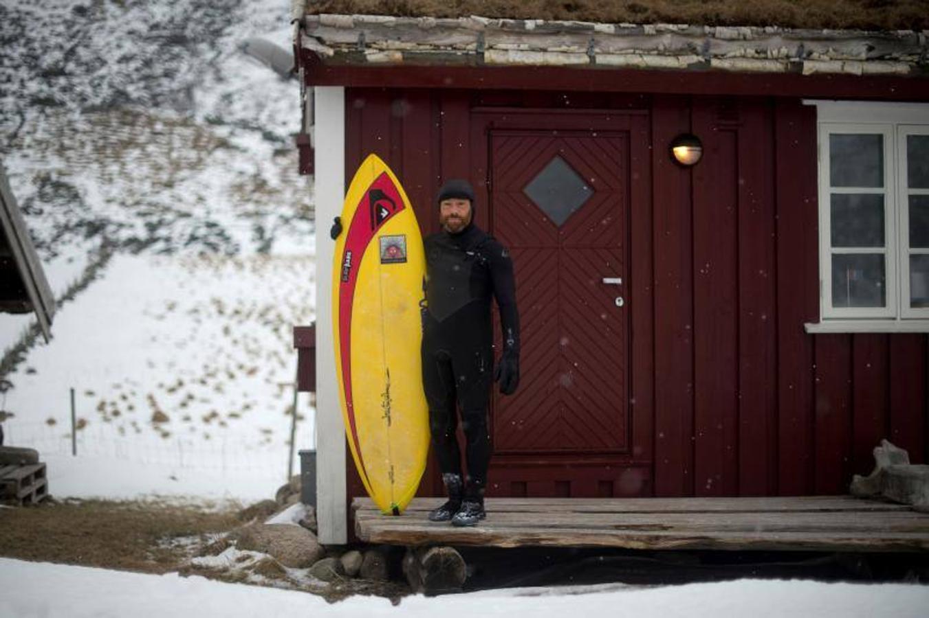 Surf a 5 grados bajo cero