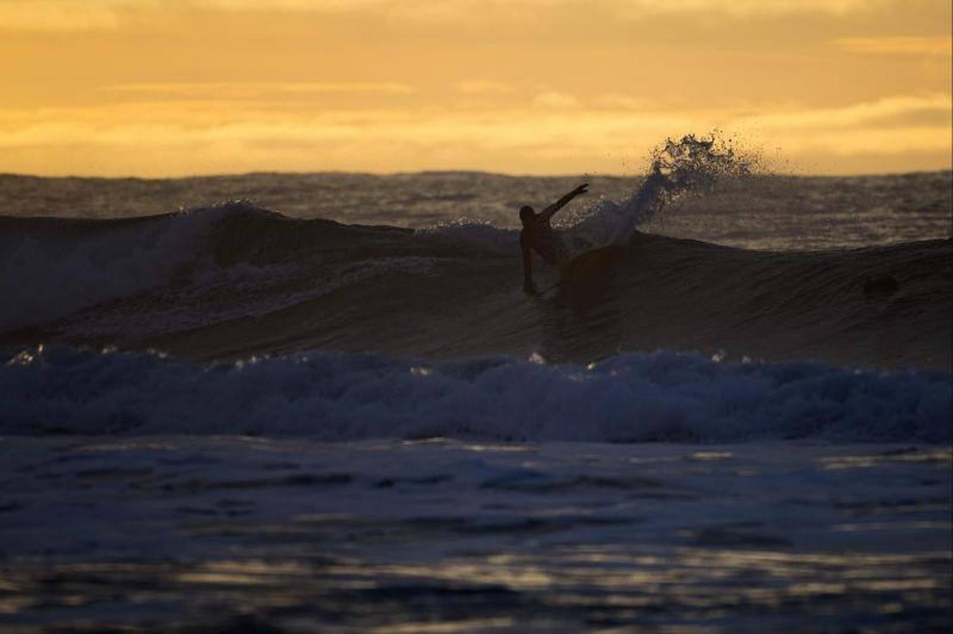 Surf a 5 grados bajo cero
