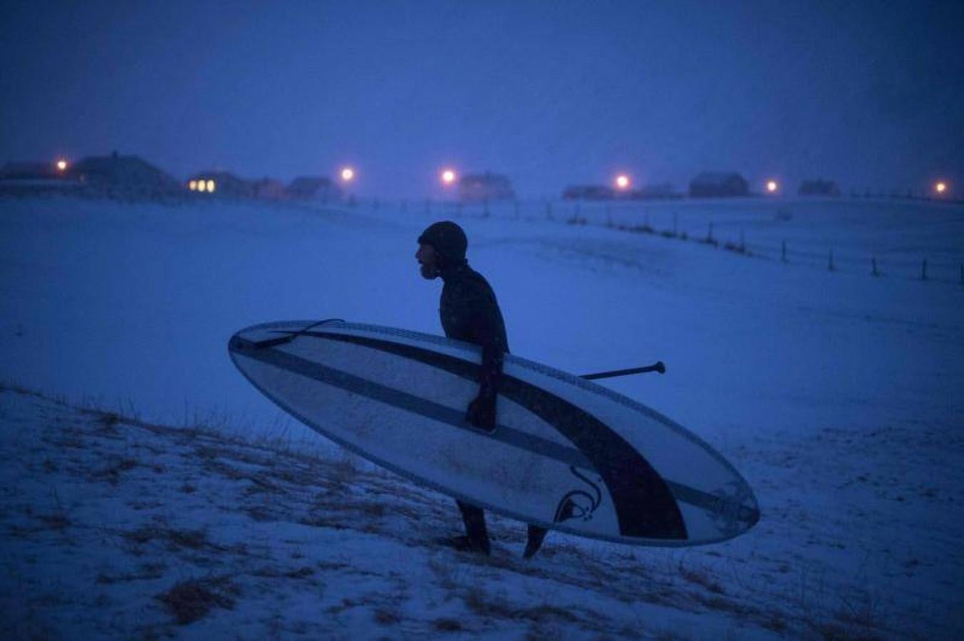 Surf a 5 grados bajo cero