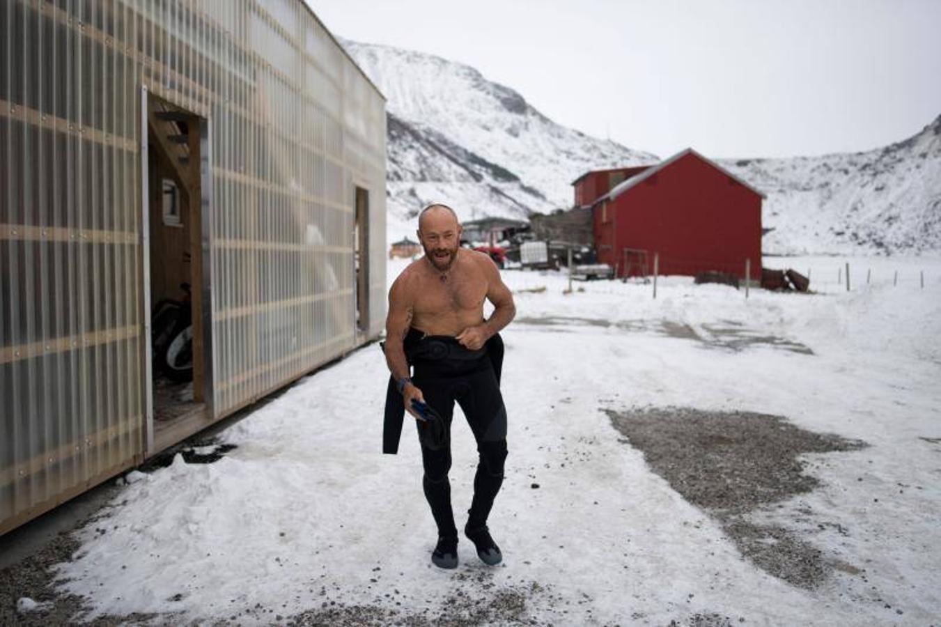 Surf a 5 grados bajo cero