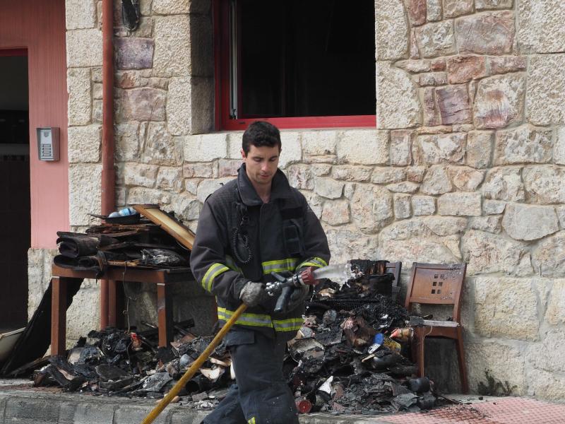 Incendio en un piso de Ribadesella