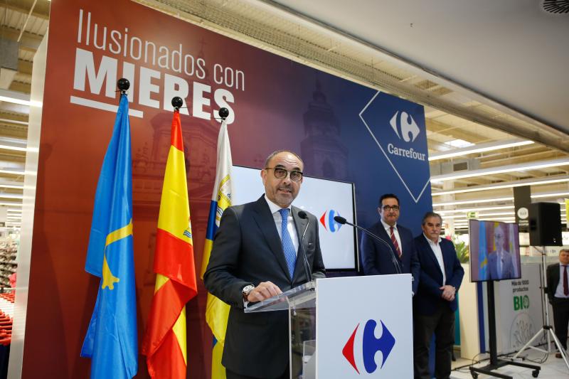 Carrefour inaugura su hipermercado de Mieres