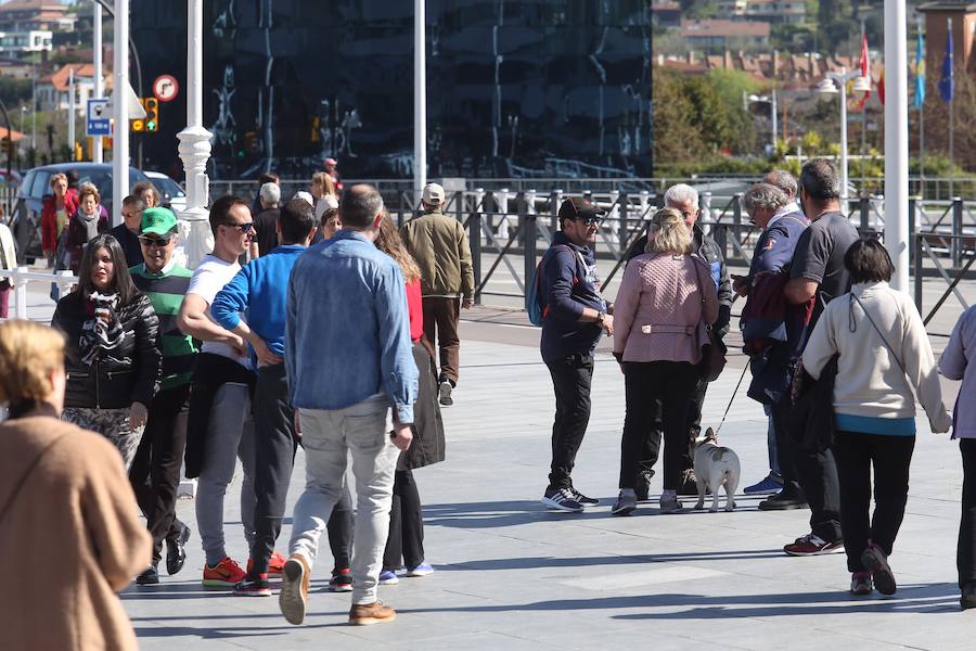 Sol, buen tiempo, paseos y primeras jornadas playeras