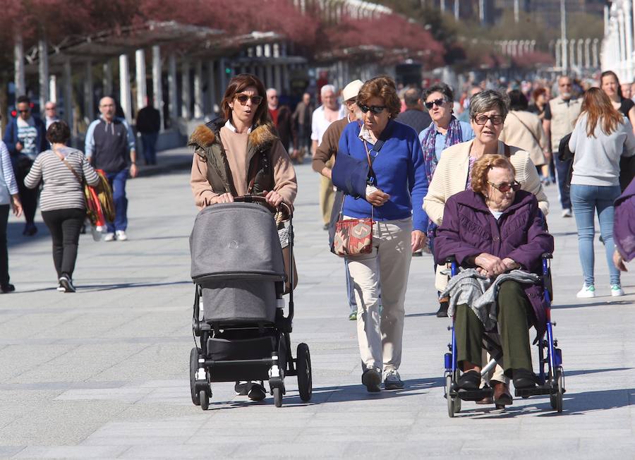 Sol, buen tiempo, paseos y primeras jornadas playeras