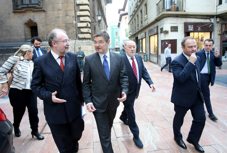 Rafael Catalá, ministro de Justicia, en Asturias