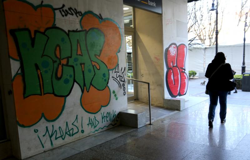 Pintadas en Begoña