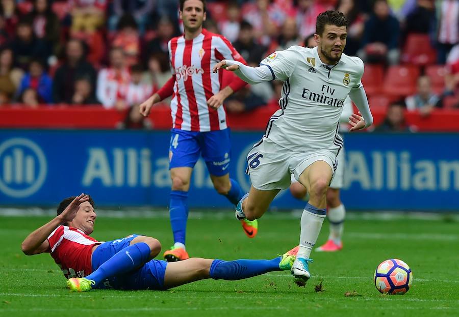 El Sporting-Real Madrid, en imágenes