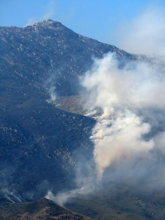 Fuego en el oriente asturiano.