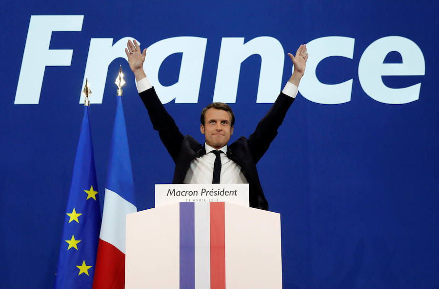 Macron y Le Pen, triunfadores en las elecciones presidenciales de Francia