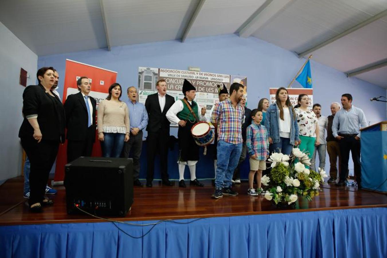 Premios dek XXIII Concurso de Canción asturiana de Les Mines y el XIV de Gaita de La Nueva