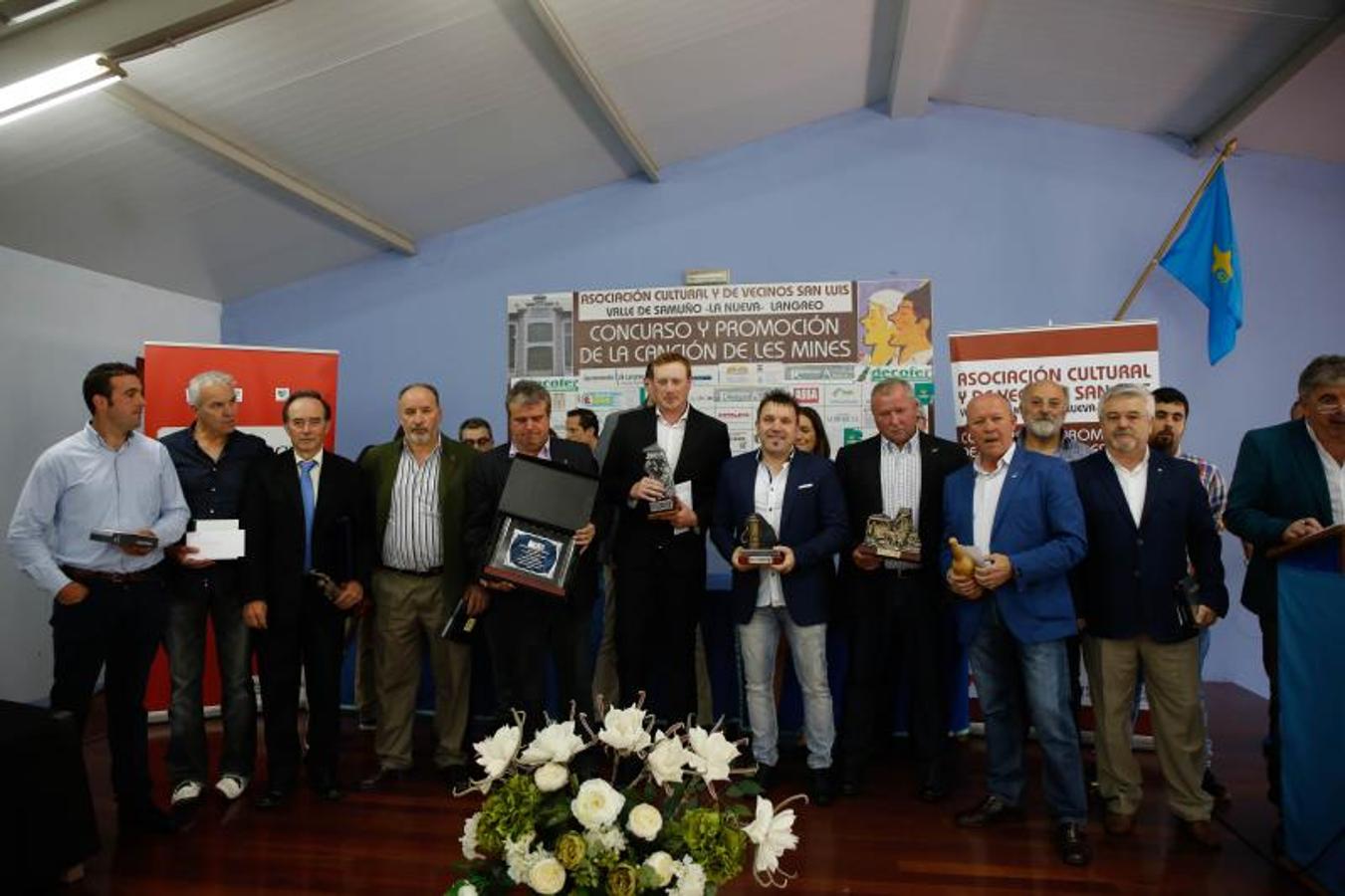 Premios dek XXIII Concurso de Canción asturiana de Les Mines y el XIV de Gaita de La Nueva