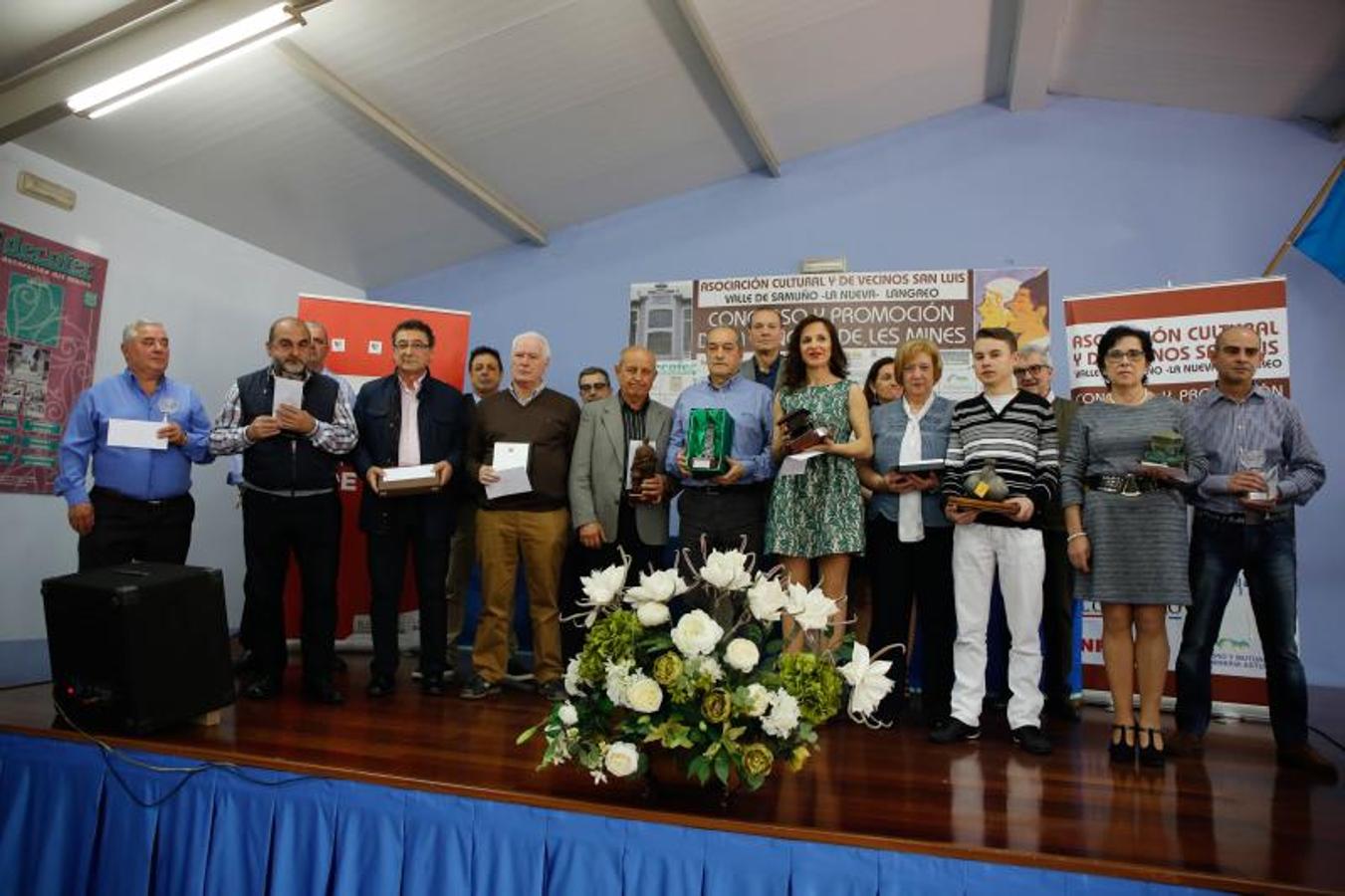 Premios dek XXIII Concurso de Canción asturiana de Les Mines y el XIV de Gaita de La Nueva