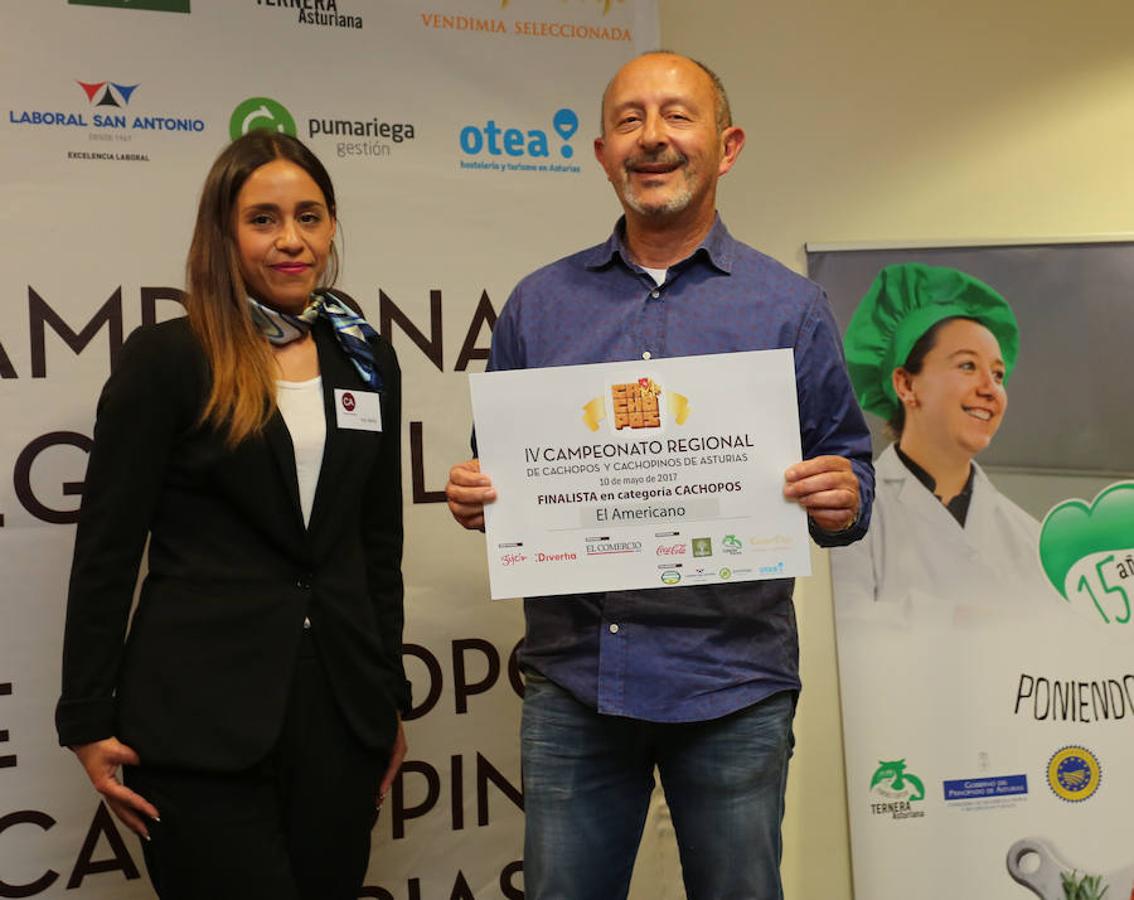 IV Campeonato Regional de Cachopos y Cachopinos de Asturias. Finalista en categoría Cachopos: El Americano