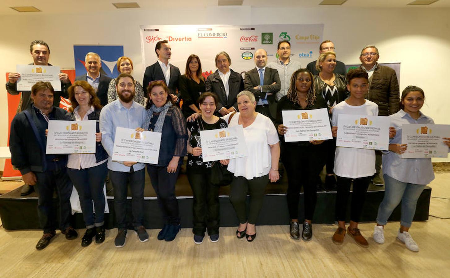 IV Campeonato Regional de Cachopos y Cachopinos de Asturias. Entrega de premios categoría "Cachopinos"