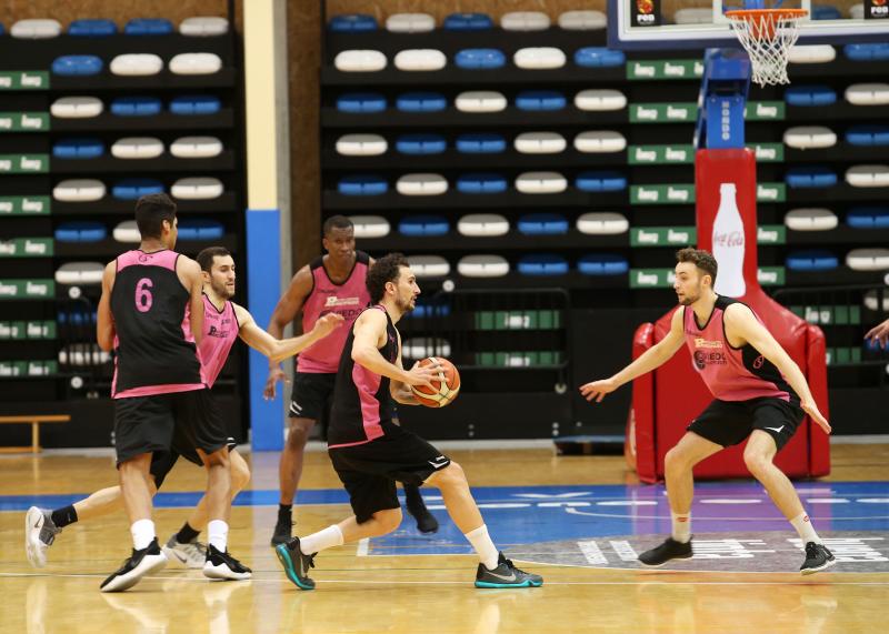 Entrenamiento del Oviedo Baloncesto (11/05/17)