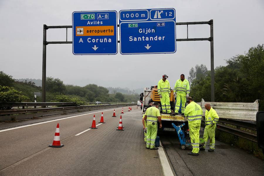 Segundo día de obras en la &#039;Y&#039;