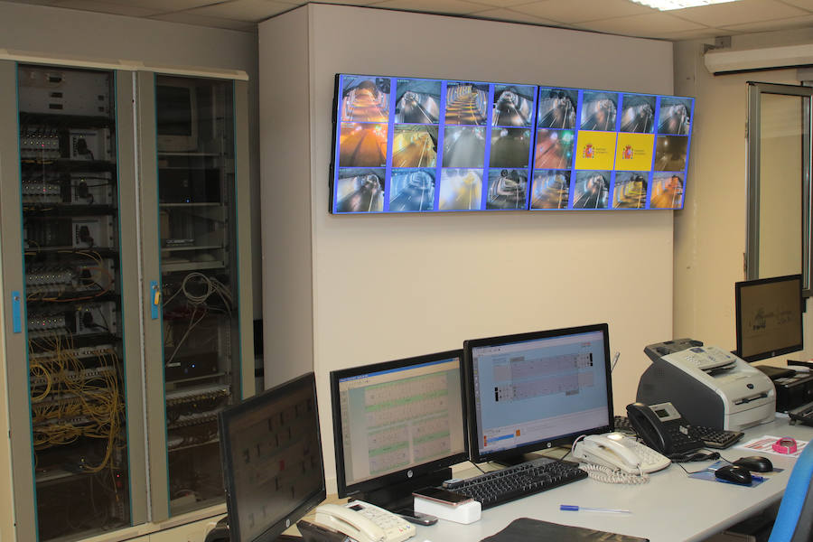 Simulacro de incendio en los túneles de Fabar